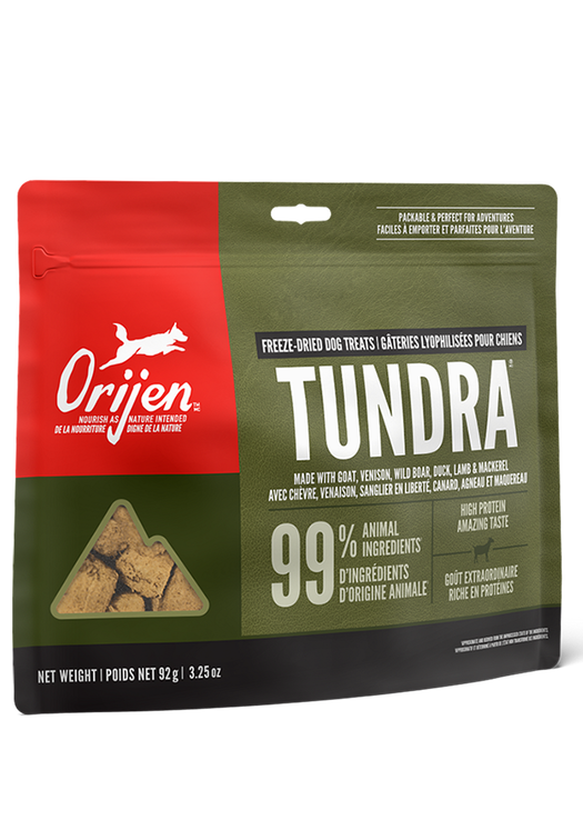 Orijen tundra dog treats 2025